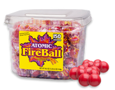 Atomic Fireball Cinnamon Flavor Candy Quantity 150 Pieces Per Jar Sweet Browse at UsaCandyWholesale.Com
